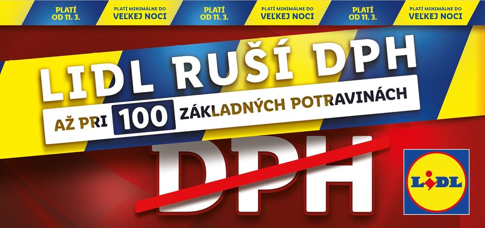 Skutočný boj proti zdražovaniu: Lidl zrušil DPH na základných potravinách 