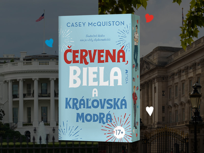 Červená, biela a kráľovsky modrá. YA svetový bestseller