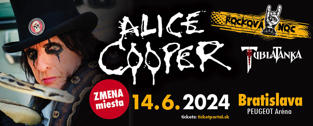 Alice COOPER chce pre svojich fanúšikov vytvorit čo najlepšiu show na Slovensku!