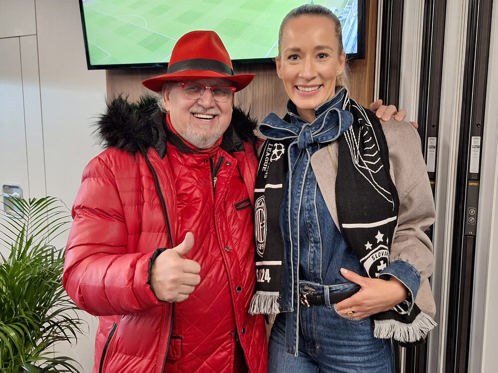 Slovan Bratislava podľahol AC Miláno aj v piatom zápase Ligy majstrov, na zápase nechýbali významné osobnosti