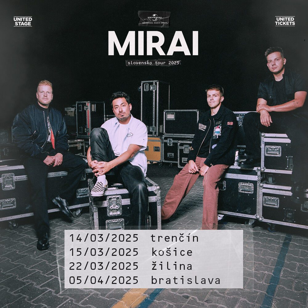 Skupina Mirai oznamuje slovenské turné