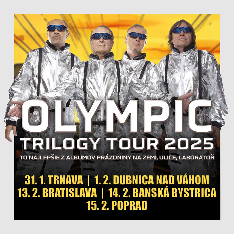 Koncertné turné legendárnych Olympic naberá na obrátkach