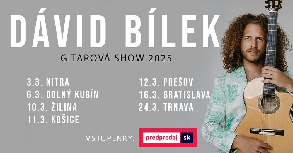 Virtuóz Dávid Bílek štartuje turné, pre fanúšikov pripravil prekvapenie v podobe zahraničných hostí! 