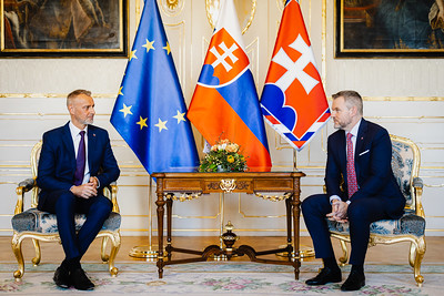 Prezident SR prijal novozvoleného predsedu NR SR Richarda Rašiho