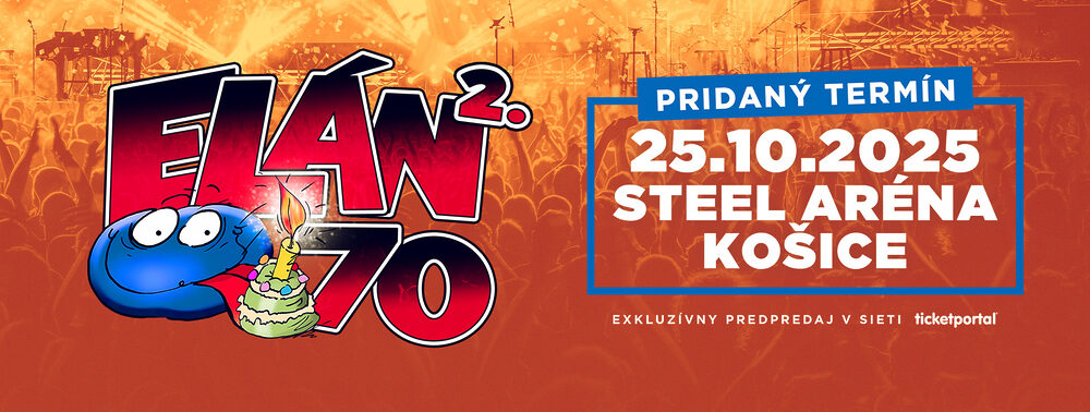 ELÁN 70 pridáva druhý koncert v Košiciach! Vyvrcholenie narodeninového víkendu Joža Ráža!