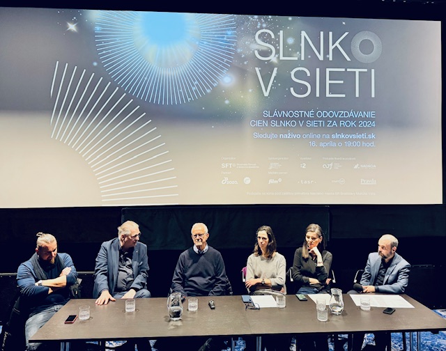 Národnú filmovú cenu Slnko v sieti za Výnimočný prínos slovenskej audiovizuálnej kultúre si prevezme pán režisér Miloslav Luther