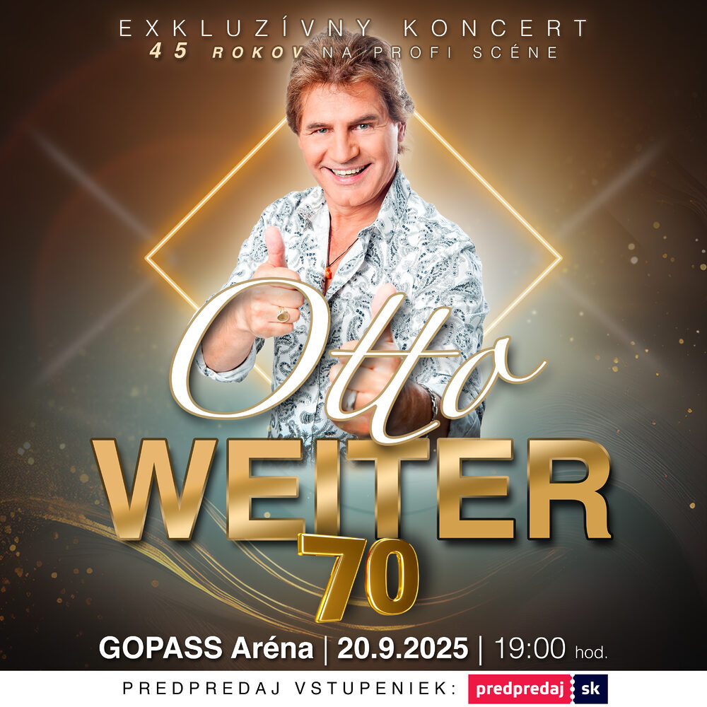 Oslava 70. narodenín a 45 rokov kariéry Otta Weitera bude vo veľkom štýle! Neuveríte kto všetko mu na pódiu zablahoželá!