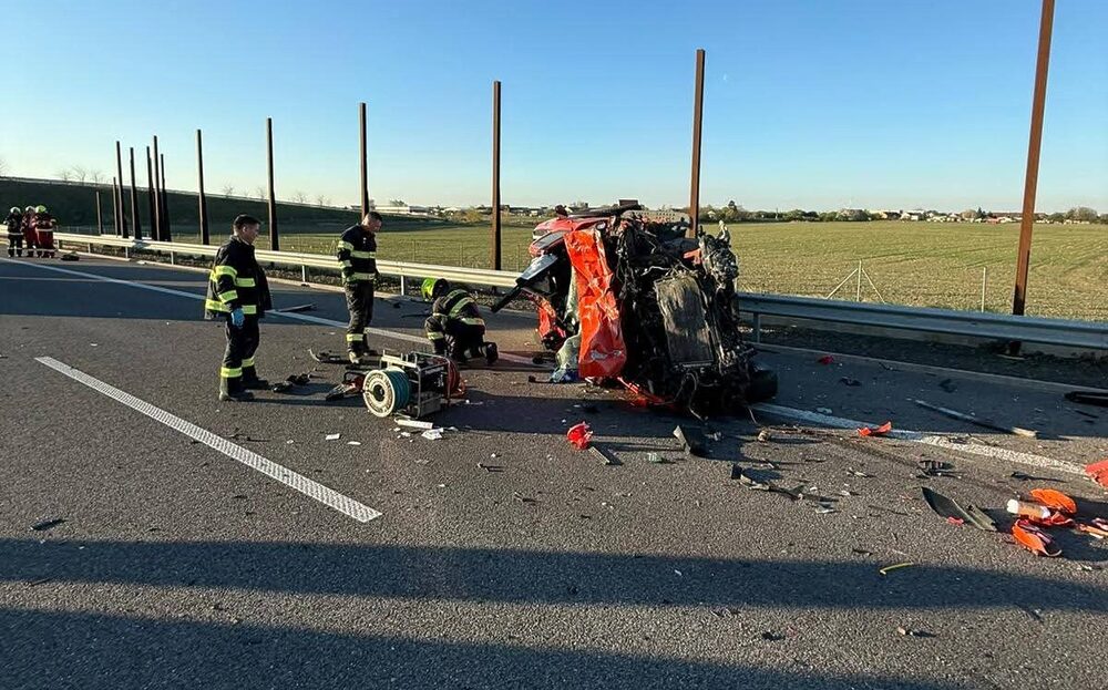 Dopravná nehoda na R7 smerom na Holice