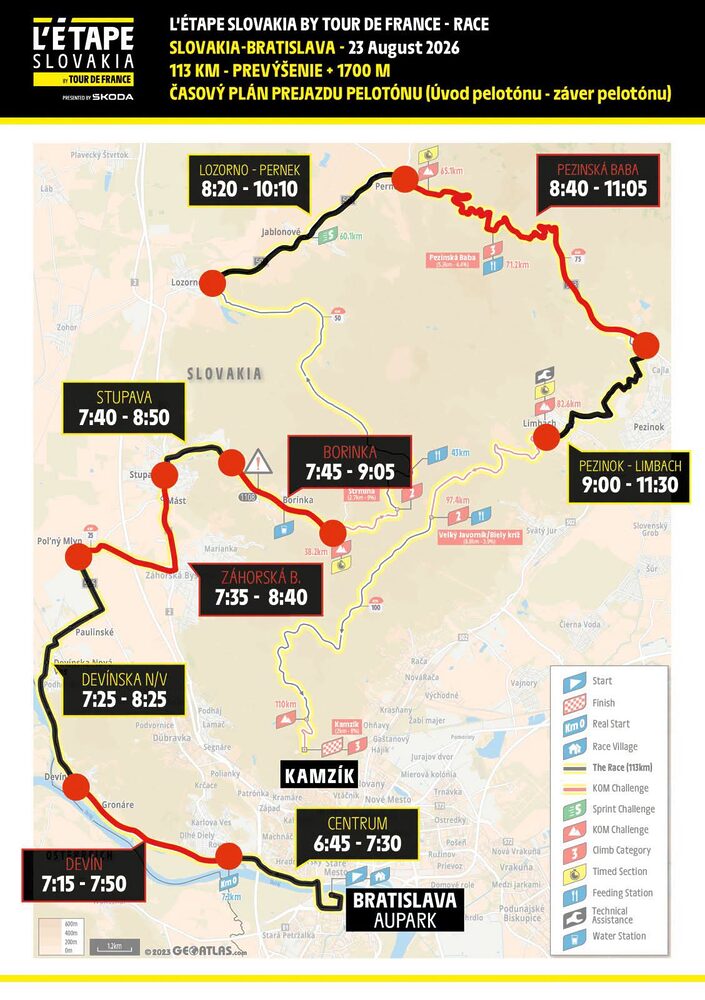 VODIČI POZOR! ZAJTRA BUDE OBMEDZENÁ PREMÁVKA V SÚVISLOSTI S CYKLISTICKÝM PODUJATÍM! | Dopravný servis